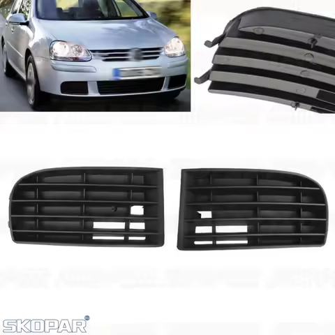 For VW Golf 5 MK5 2004 2005 2006 2008 2009 Skopar Car accessories Front Fog Lamp Light Grille Cover 