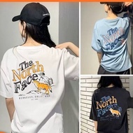 TNF New Fashionable Casual T-Shirt American Pure Cotton Loose Couple