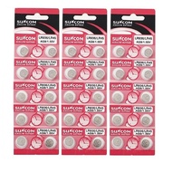 [SG] [30 Pieces] SUNCOM AG9 SR936SW LR936 LR45 394 Alkaline Button Battery