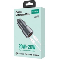 car charger kits LQ09CL 20W+20W
