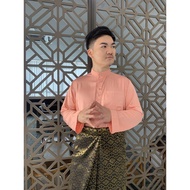Almari Ummah Baju Melayu Light Peach