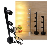 {DFTHN} LED Spotlight Cabinet Lights Display Light 3w 5w 2w Under Cabinet Jewelry Silver Black (Dayl