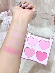 Dasique 23 Summer Gradient Pearl Blush 18 Color Eyeshadow Peach Lip Glaze แป้งแต่งหน้ากันน้ำ แป้งแต่