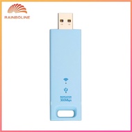 USB 2.0 WiFi Repeater Portable Wireless Repeater 2.4G 300Mbps Wide Coverage Plug and Play for Home T