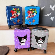 Cute Sanrio Rolling Luggage Kuromi Rolling Luggage Travel Suitcase Rolling Luggage for Children New 