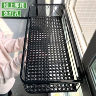 Window Sill Flower Rack Shelf Balcony Hanging Window Outer Hanging Flowerpot Rack Flower Rack Iron W