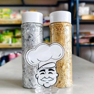 Edible Gold Leaf 2Gr Edible Silver Leaf/ Gold Cake Topping/ Silver Cake Topping/ Gold Sprinkle/ Silv