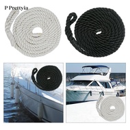 [P Prettyia] Boat Fender Line Mooring Rope with Loop Boat Fender Rope Boat Ropes Dock Ties