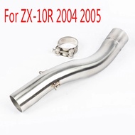 ZX10R Motorcycle Full System For Kawasaki ZX-10R Without Exhaust 2004 2005 Exhaust Link Pipe Middle 