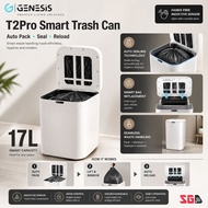 ⭐️SMART BIN⭐️ GENESIS T1Pro /T2Pro Smart Trash Can with Sensor Auto Lid Self Sealing Auto Pack Bin (