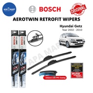 Bosch Aerotwin Retrofit U Hook Wiper Set for Hyundai Getz (Year 2002-2010) (22"/14")