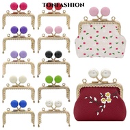 TONFASHION Purse Frame Kiss Clasp, Square Candy Color Purse Clasp Frame, Metal Bag Kiss Clasp Lock