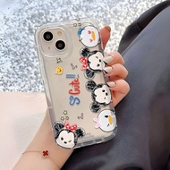 Photo frame airbag soft case for iphone 14promax 11 13 12 8 7Plus X XS Max cute Minnie Mickey cover