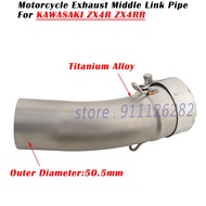 Mian สลิปบน ZX4R คาวาซากิ ZX4RR ZX 4R 4RR ท่อไอเสียรถจักรยานยนต์2023ผ้าพันคอปรับเปลี่ยนได้ไทเทเนียมอ