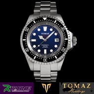 TOMAZ Watch - GR06B-D3 [Silver/Black/Blue] Stainless Steel [Ultimate Diver] Original [New] Ready Sto