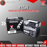 YUASA "YTZ6V" BATTERY MAINTENANCE FREE (CB004JR)