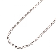 【二手】Chrome Hearts 男士項鍊，20吋925純銀捲鏈項鍊
