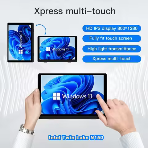 SZBOX 7 Inch Handheld Mini PC Intel Twin Lake N150 Touch Screen Tablet Windows 11 16GB DDR5 WiFi6 BT