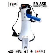 High Power Loud Hailer Megaphone With USB Player/Bluetooth/Aux & Rechargeable Battery (Ready Stock)