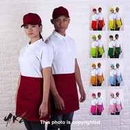 Half body apron, cooking apron, cooking apron, waiter apron, half body waist apron, short waiter apr