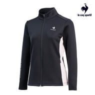 [LE COQ SPORTIF French Cock] Trendy Sports Stand Collar Jacket-Women-Black-LOQ63864