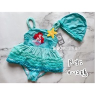 Europe America ️ Girl Baby 4-12 Size Pettiskirt One-Piece Swimsuit/Girl Swimsuit/One-Piece Swimsuit/