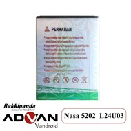 RS416 Baterai Rakkipanda Batre Battery Advan Nasa 5202 L24U03 Double I