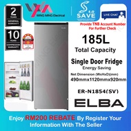 [ SAVE 4.0 ] Elba 185L/250L/310L Refrigerator 2 Door Peti Ais 2 Pintu/Peti Ais 1 Pintu ER-Q3238(SV)/