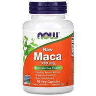 NOW Foods Maca 750 mg 90 Veg Capsules (Best by: 10/2026 )