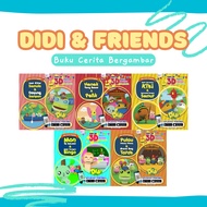 Buku Cerita Bergambar Didi & Friends | Mon Ke Sekolah | Susun ABC [Prima Kids]
