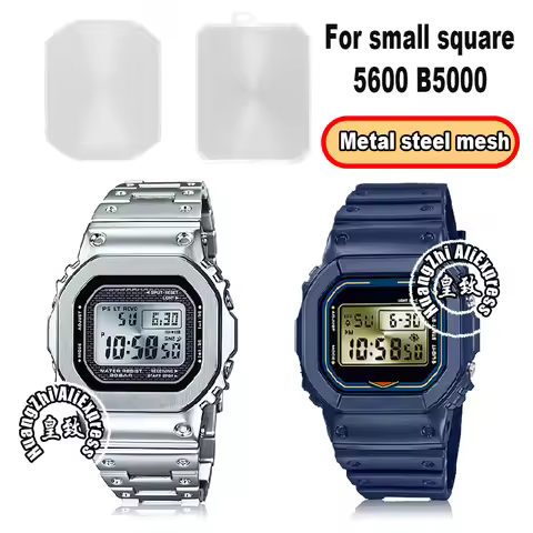 Metal Steel mesh For Casioak casio DW5600 GW-M5610 DW-6900 GMW-B5000 GX-56 GWF-1000 Watch Dial Steel