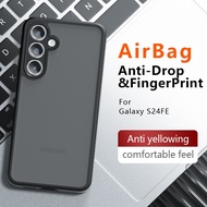 Transparent Hard Case For Samsung Galaxy S24 FE S24FE PC Phone Cover Casing