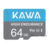 KAWA 64GB MicroSDXC Class 10 UHS-I A1 V30 U3 TF Memory Card 64 GB