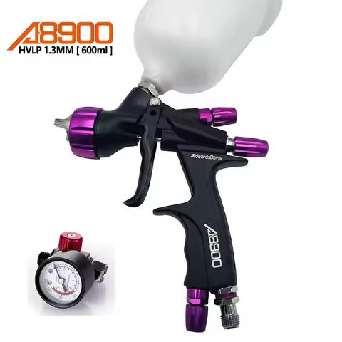 A8900 HVLP 1.3mm Pneumatic Paint Spray Gun High Atomization Car Furniture Varnish Water Based Paint 