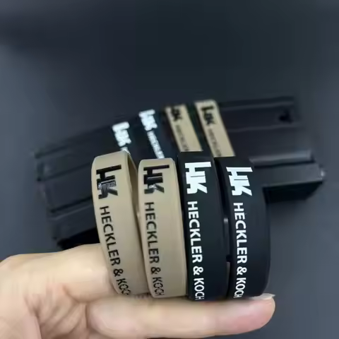 4PCS HK Tactical Magazine Marking BandMagazine Marking Rubber Band for M4/M16 AR15 AK 47 74 Universa