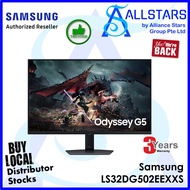 (ALLSTARS) Samsung LS32DG502EEXXS 32” Odyssey G5 G50D QHD 180Hz Gaming Monitor (3 years on-site-warr