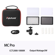 Aputure MC Pro กล้องอัจฉริยะแบบพกพาIP65อัจฉริยะแบบพกพากันน้ำได้มีสีเต็มจอสี RGB Light2000K-10000K เอ