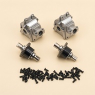 Gearbox Differential Metal Gearbox with Gear Shafts  Car Differential Set Machined Drivetrain Replac