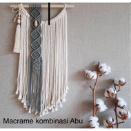 Macrame Gray Combination wall hanging Macrame Macrame Macrame Rope Decoration