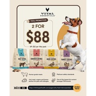 [ Dog ] 2 for $88 saver promotion - Vital Essentials® Freeze-Dried Raw Mini-Patties & Mini nibs Dog 