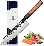 KEEMAKE Chef Knife 8 inch, Sharp Kitchen Knife with 7Cr17 Stainless Steel Gyuto Knife