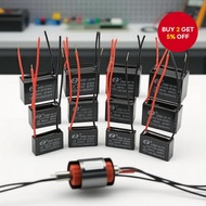 CBB61 Capacitor 1/1.2/1.5/1.8/2/2.5/3/4/5/6/8/10UF for Ceiling Fan, Floor Fan, Air Conditioning Star