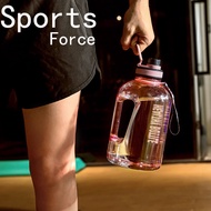 【24HR SHIP】Drinking Bottle Sport Bottle 2.2L Tupperware BPA Free Joy Outdoor Water Cup Shaker Gradient Gym Oversized