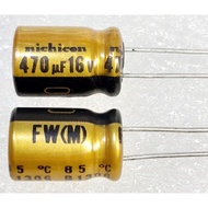 Nichicon FW 470uf 16v capacitor