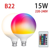 24-key remote control smart light atmosphere light 16-color RGBW bulb LED multi-color bulb E27 B22 2