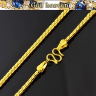 Men's 916 Gold Necklace Snake Bone Necklace Gold Necklace Gold Jewelry Birthday Gift salehot
