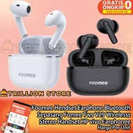 Foomee Tws V29 Series Wireless Stereo Headset Bluetooth Earphone Hendset Vivo Hedset Handphone Bluto