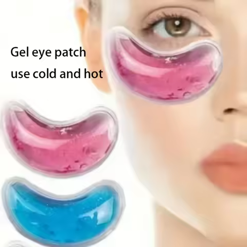 2pcs Cooling Gel Eye Masks, Under Eye Pads for Reducing Puffiness, Hot & Cold Dual-Use Gel Eye Pads,