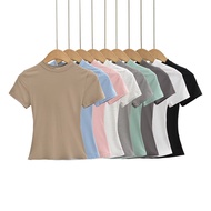 Skims Kardashan Round Neck Short Sleeve Slim Fit Women's T-shirt
