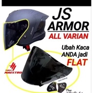 Helmet Visor Helmet Visor Flat Venom open js armor